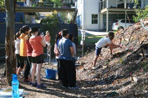 Sheamus shows how to plant on a slope