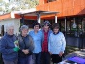 Mitchelton Organic Gardners - L to R - Joan, Anne-Mary, Christina, Sandra, Wendy