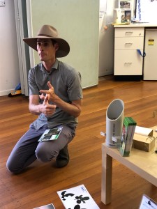 Andy talking pollinators - 17 Oct 2019